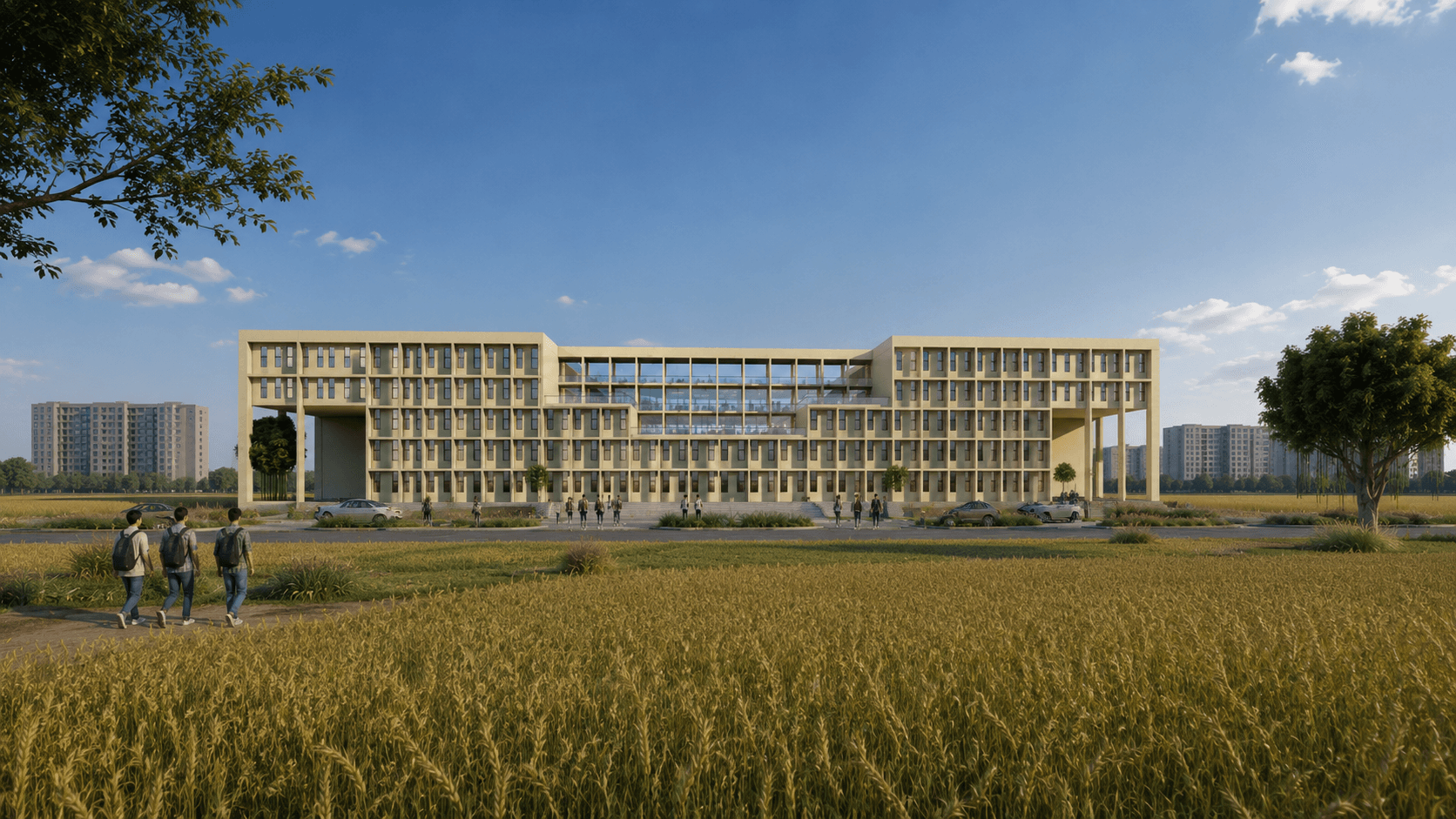 Academic Block - 2, hero view