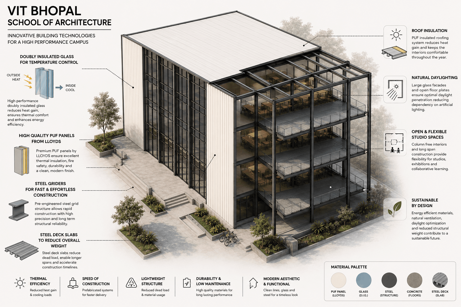 School of Architecture, architectural view